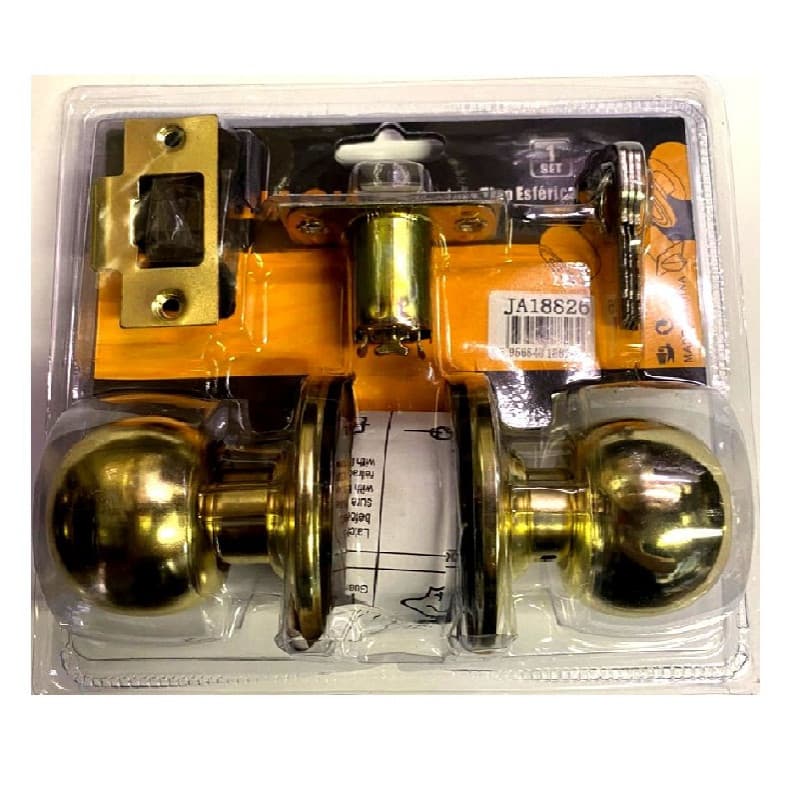 Miniatura 2 de CERRADURA POMO BAÑO Y DORMITORIO BRONCE