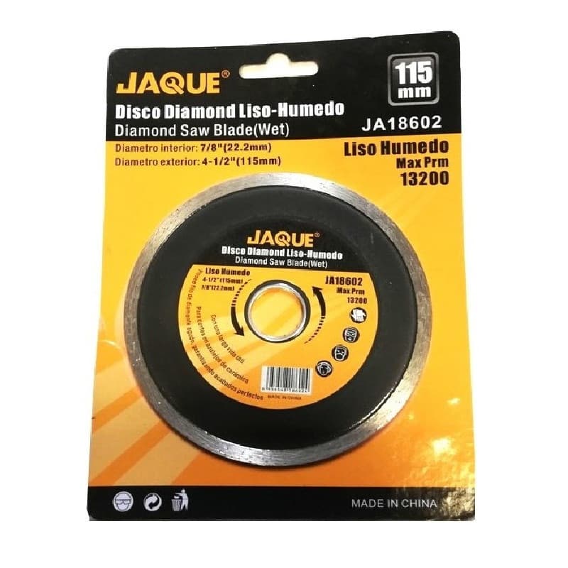 Imagen de DISCO DIAMANTADO 115MM LISO