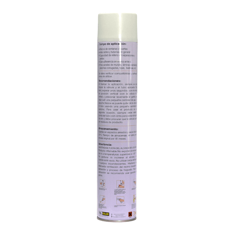 Miniatura 2 de ESPUMA POLIURETANO EXPANSIVA 750ML
