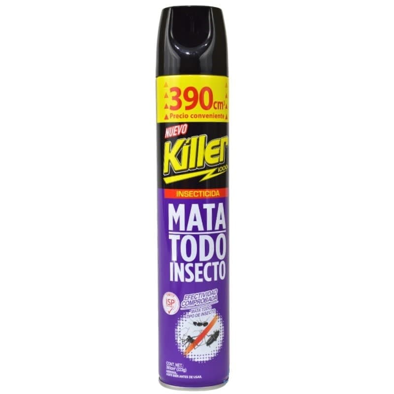 Imagen de INSECTICIDA KILLER MATA TODO INSECTO 390CM3