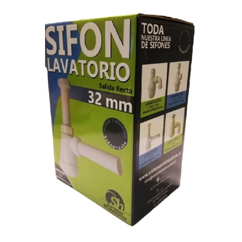 Miniatura 2 de SIFON LAVATORIO 1 1/4 SALIDA RECTA 32MM