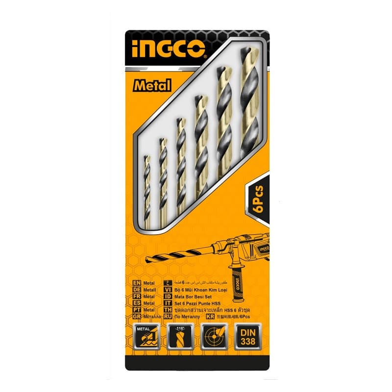 Imagen de BROCA PARA METAL HSS 2-8MM 6PCS