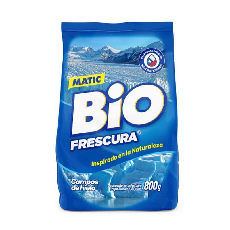 Imagen de DETERGENTE BIO FRESCURA MATIC CAMPOS DE HIELO 800GRS