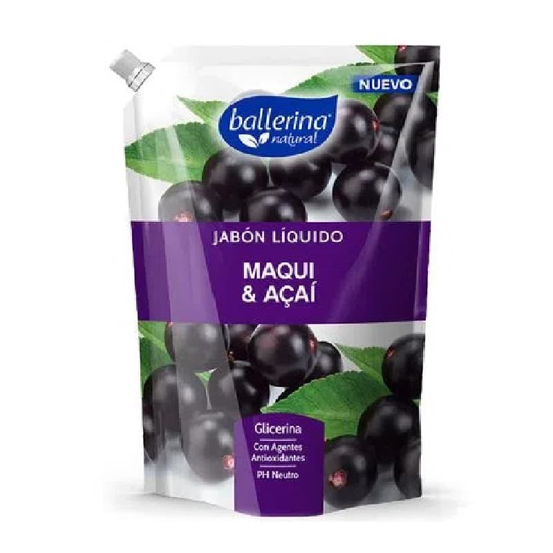 Imagen de JABON LIQUIDO BALLERINA MAQUI ACAI DP 750ML