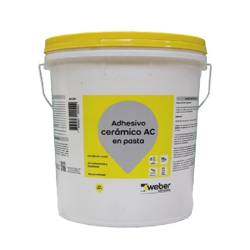 Imagen de ADHESIVO CERAMICO WEBER AC GALON 15KG
