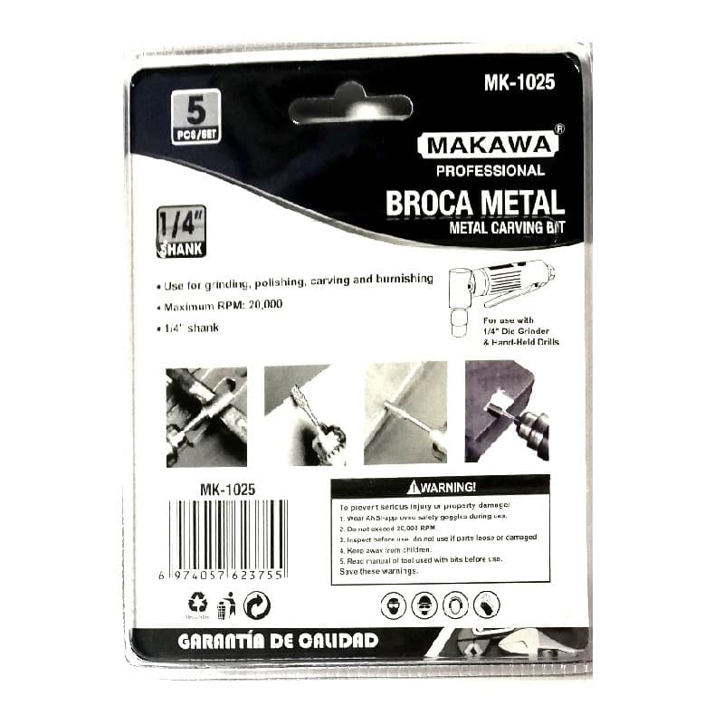 Miniatura 2 de BROCA PARA METAL 5PCS