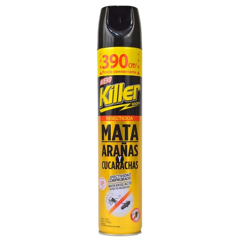 Imagen de INSECTICIDA KILLER ARAÑA Y CUCARACHAS 390CM3