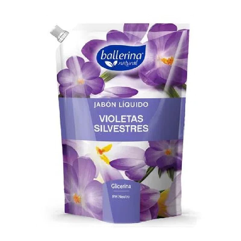 Imagen de JABON LIQUIDO BALLERINA VIOLETAS SILVESTRE DP 750ML