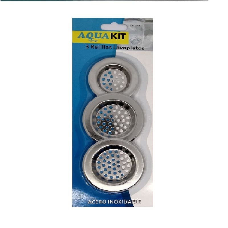 Imagen de REJILLA ACERO INOXIDABLE SET 3PCS