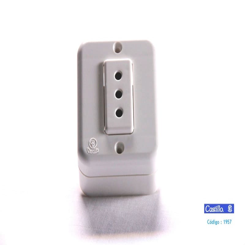 Imagen de ENCHUFE SOBREPUESTO SIMPLE 10A