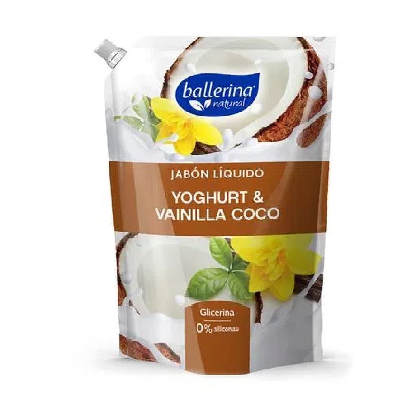 Imagen de JABON LIQUIDO BALLERINA YOGHURT VAINILLA COCO DP 750ML