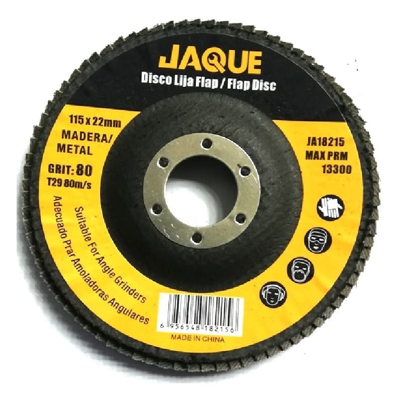 Imagen de DISCO LIJA FLAP MADERA/METAL 4.5 G/80