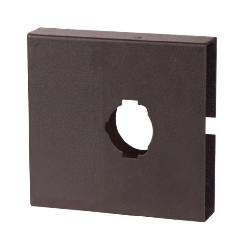 Imagen de CAJA METALICA P/CERRADURA 12X13 NEGRO SCANAVINI