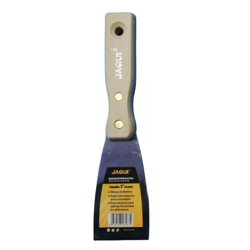 Imagen de ESPATULA MANGO DE MADERA ACERO 2"