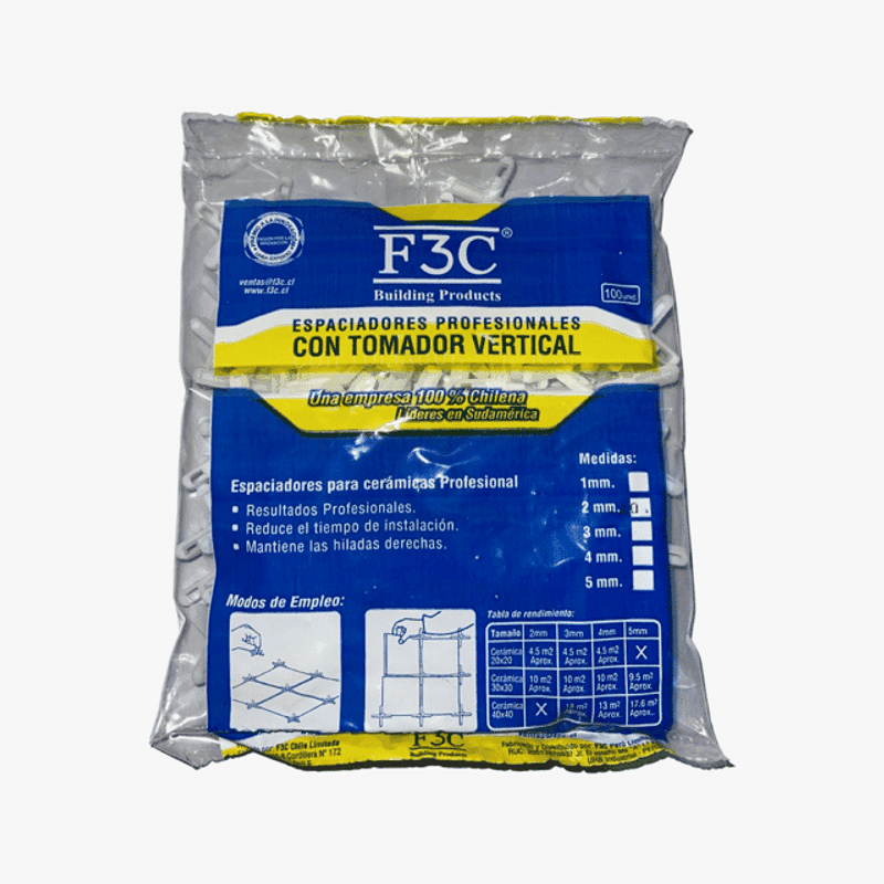 Miniatura 2 de SEPARADOR PLASTICO P/CERAMICA 2.0MM 100PCS