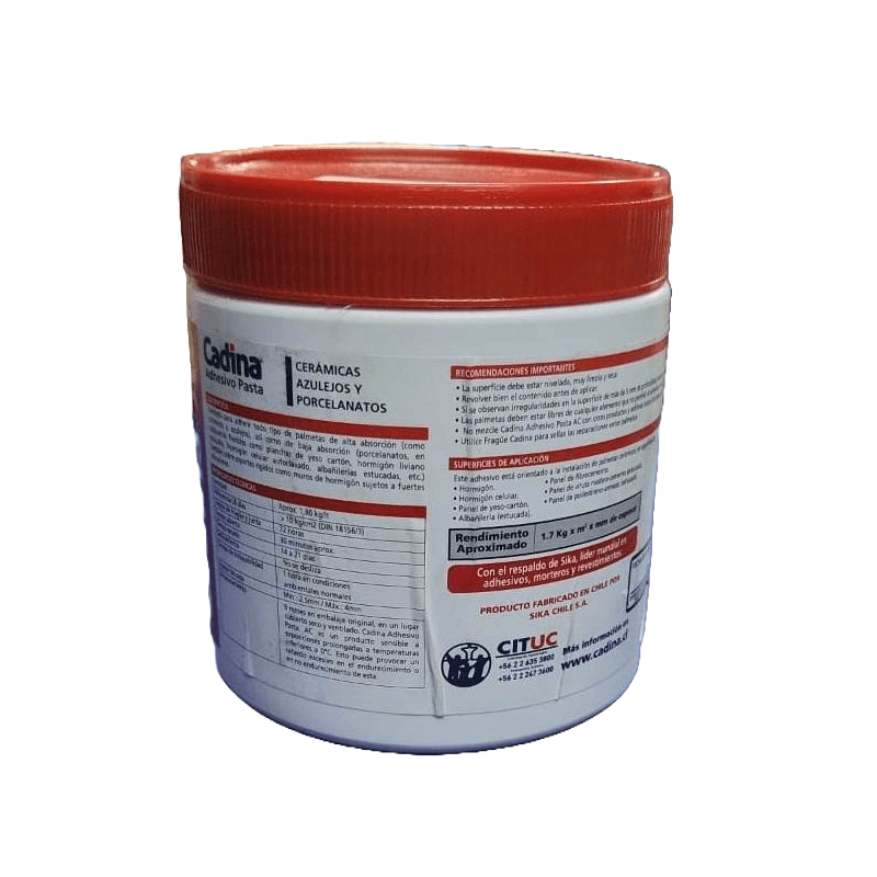 Miniatura 2 de ADHESIVO CERAMICO CADINA AC POTE 1KG