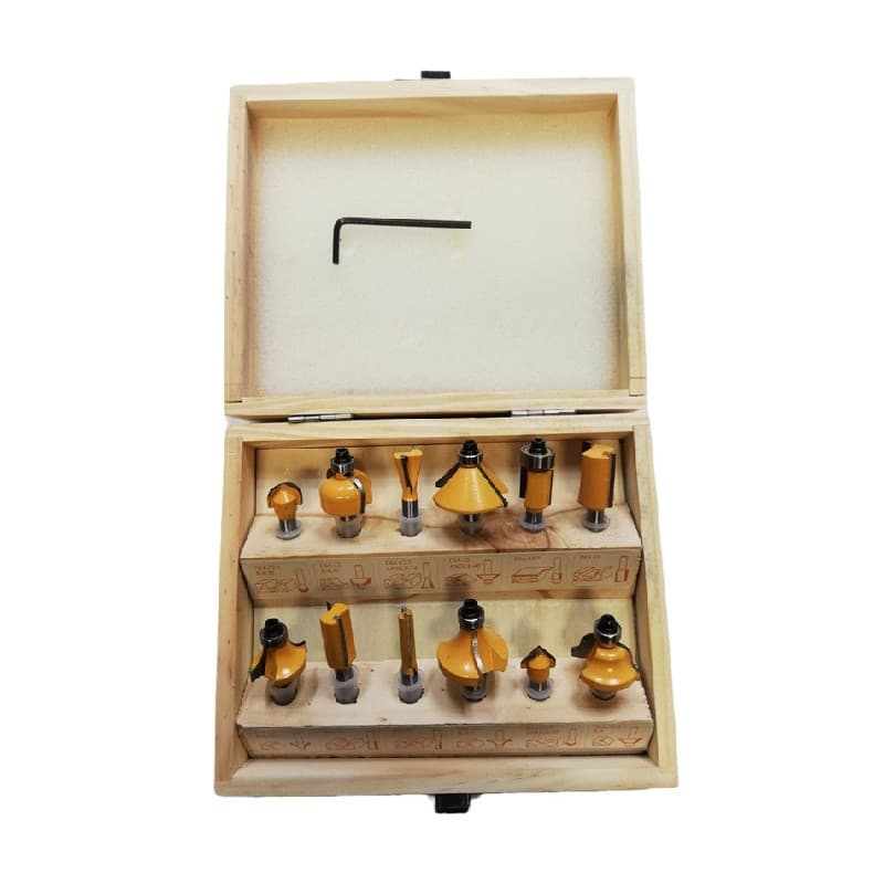 Imagen de SET DE BROCAS PARA ROUTER 12PCS