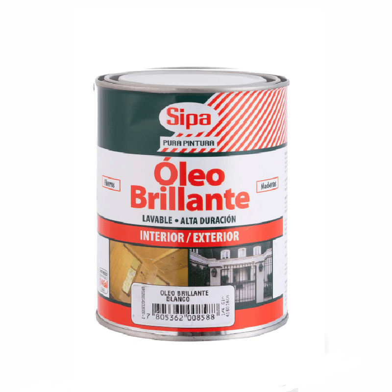 Imagen de OLEO BLANCO BRILLANTE 1/4GL