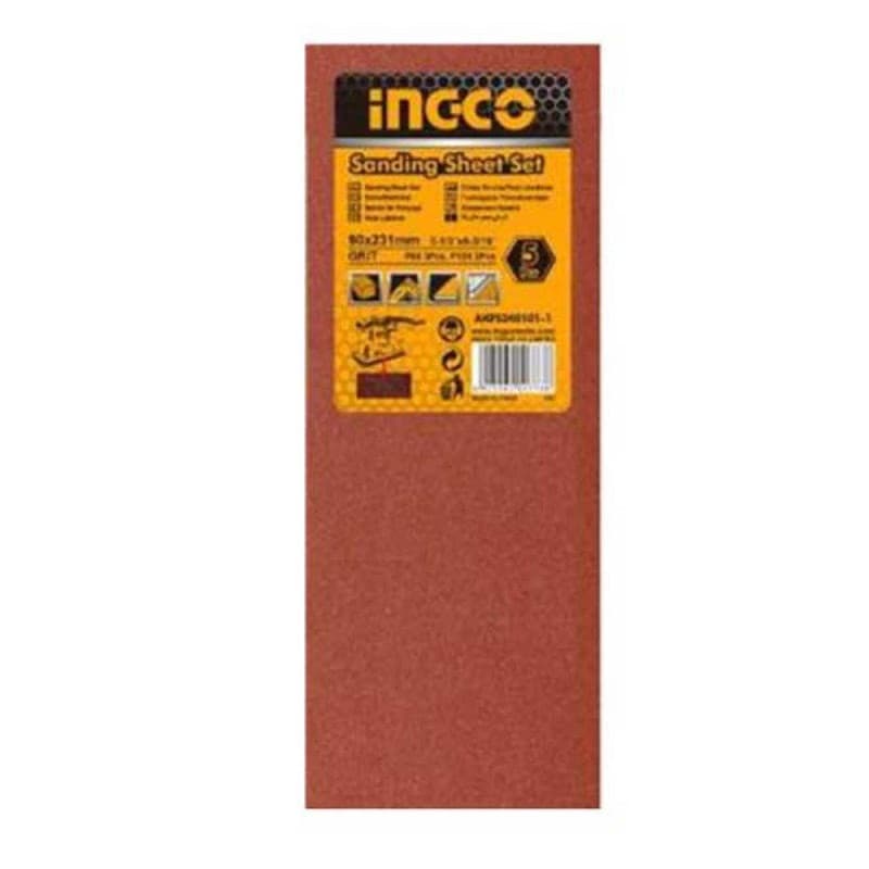 Imagen de LIJA RECTANGULAR PARA LIJADORA 90X231MM 5PCS