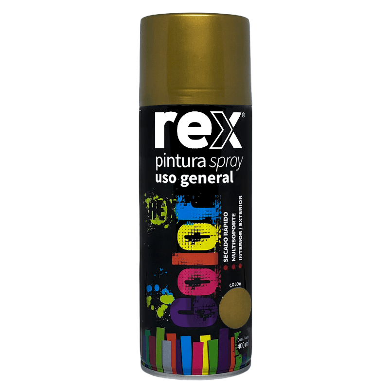 Imagen de ESMALTE SINTETICO SPRAY REX DORADO