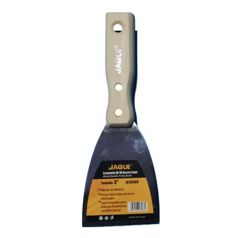 Imagen de ESPATULA MANGO DE MADERA ACERO 3"
