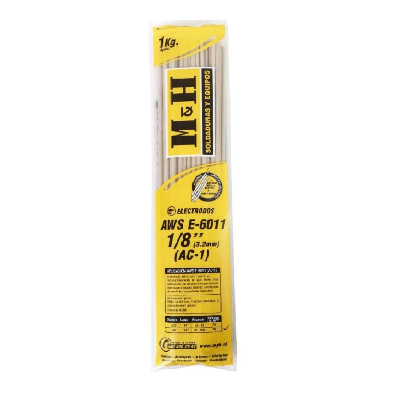 Miniatura 2 de SOLDADURA MYH AC-1 6011 1/8 1KG