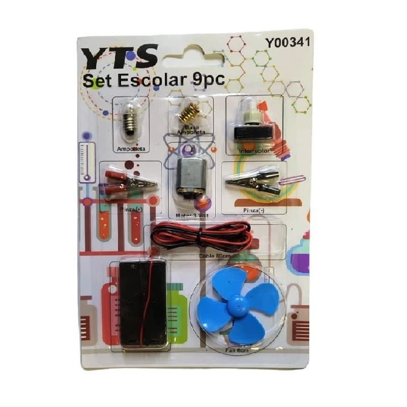 Imagen de SET ELECTRICO ESCOLAR 9PCS