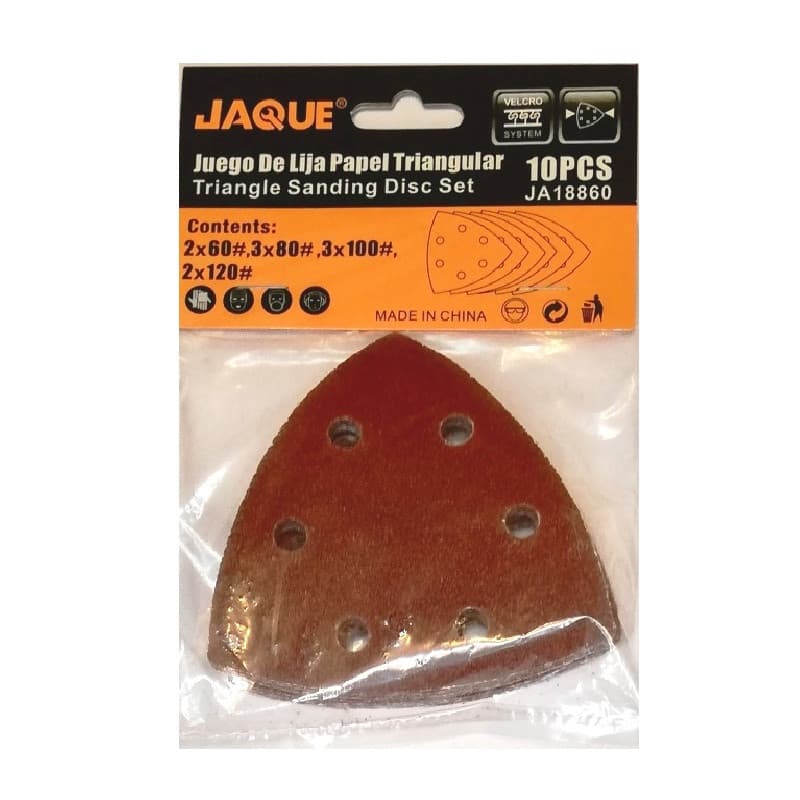 Imagen de LIJA TRIANGULAR 10PCS
