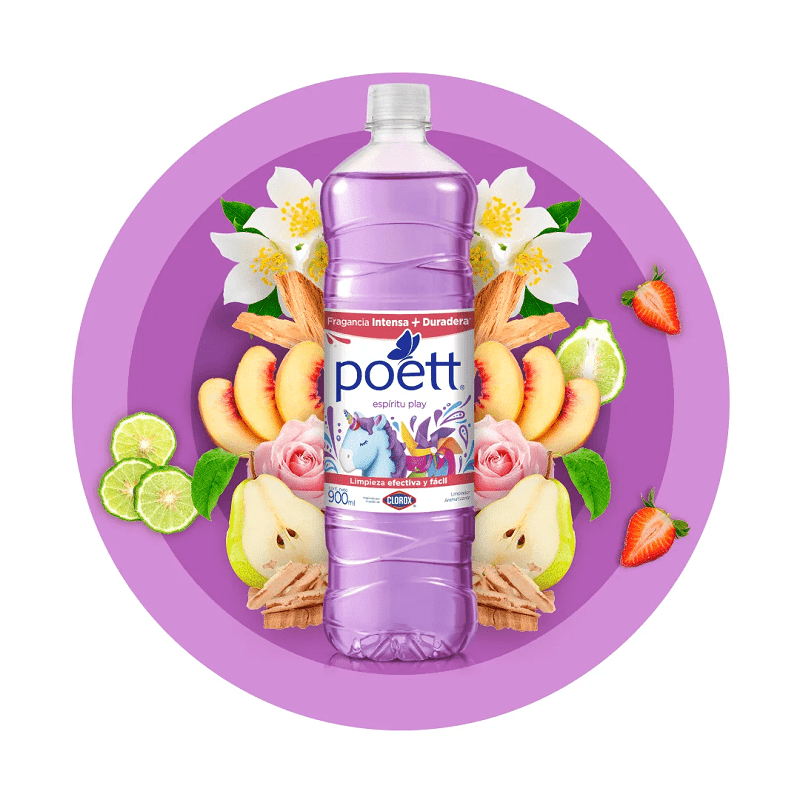 Miniatura 2 de LIMPIADOR POETT 900ML ESPIRITU PLAY