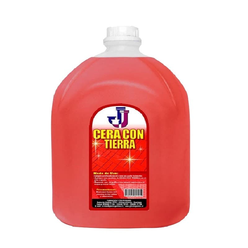 Imagen de CERA CON TIERRA ROJA BIDON 5LT