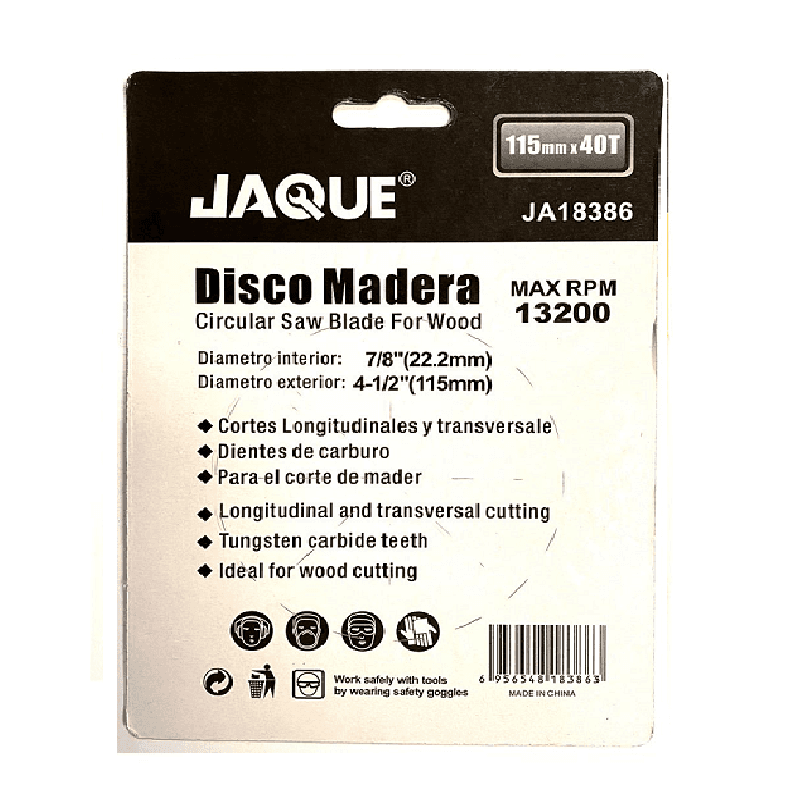 Miniatura 2 de DISCO CORTE MADERA 115MM X 40T