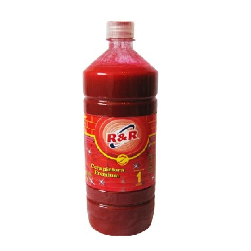 Imagen de CERA CON PINTURA ROJA RYR 1LT