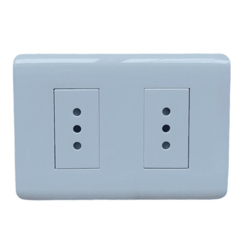 Imagen de ENCHUFE HEMBRA DOBLE 10A BLANCO
