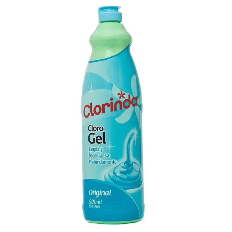 Imagen de CLORO GEL CLORINDA 900ML ORIGINAL