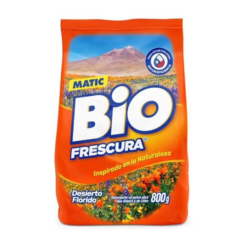 Imagen de DETERGENTE BIO FRESCURA MATIC DESIERTO FLORIDO 800GRS