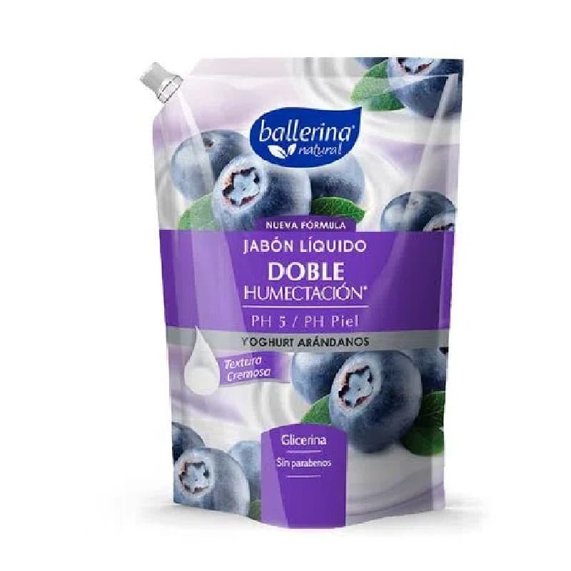 Imagen de JABON LIQUIDO BALLERINA YOGHURT ARANDANOS DP 750ML