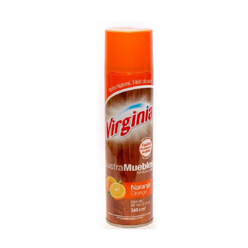 Imagen de LUSTRA MUEBLE VIRGINIA SPRAY NARANJA 360CC