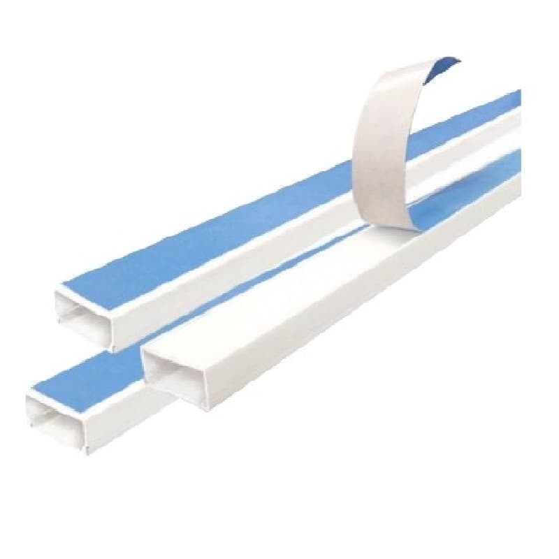 Imagen de CANALETA ELECTRICA PVC 20X10 X 2.0MT. CON ADHESIVO