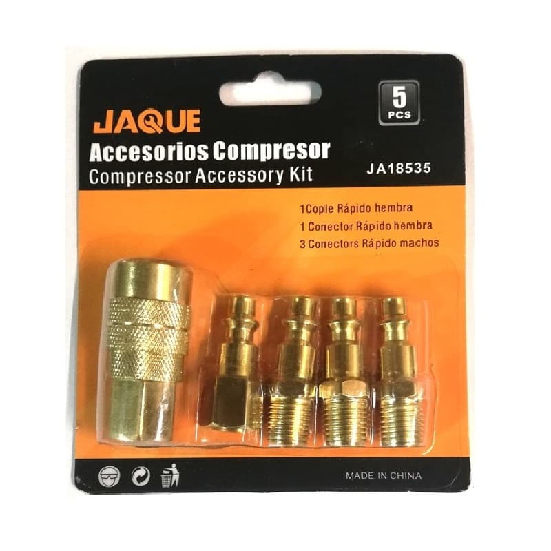 Imagen de ACCESORIOS PARA COMPRESOR 1/4" 5PCS