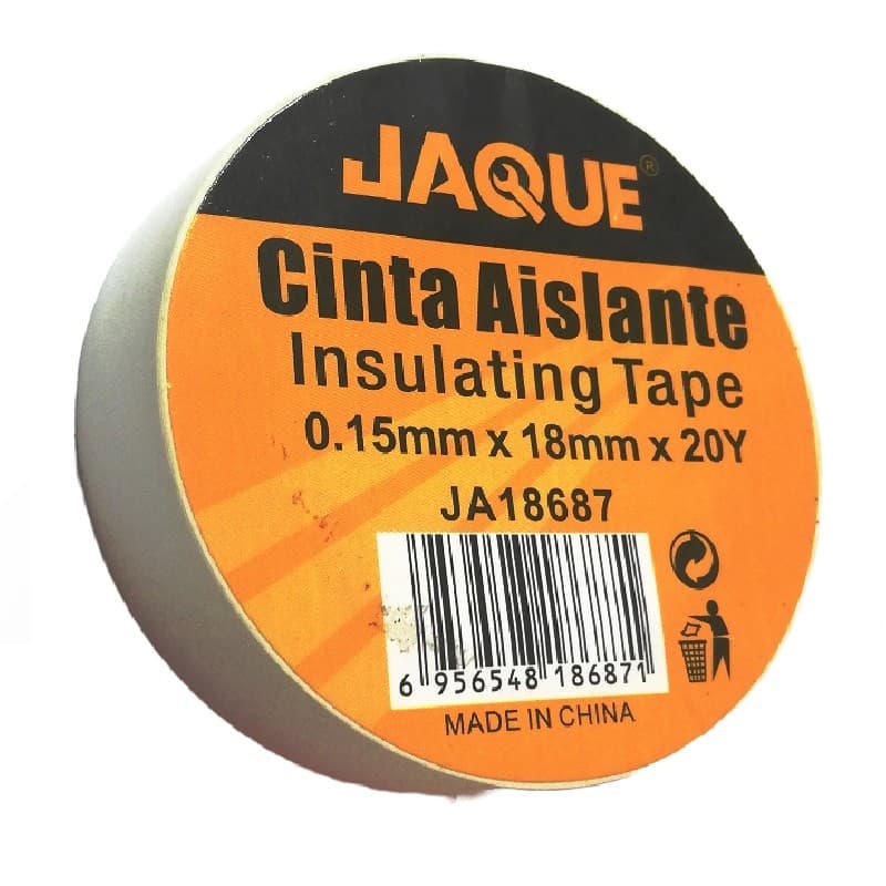 Imagen de CINTA AISLANTE ELECTRICA BLANCA 20Y