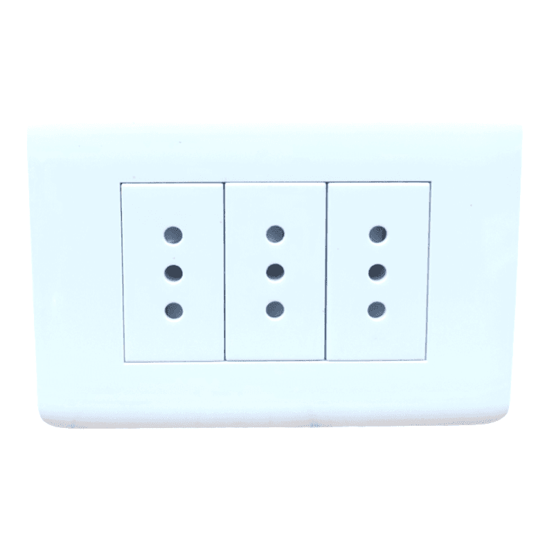 Imagen de ENCHUFE HEMBRA TRIPLE 10A BLANCO
