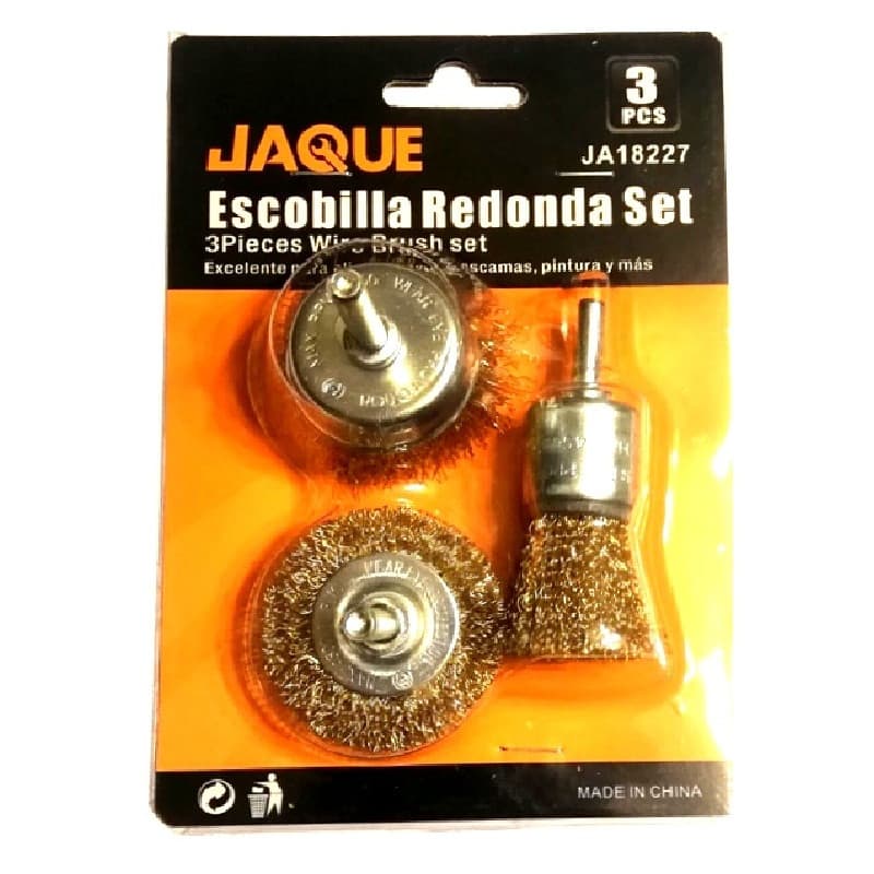 Imagen de ESCOBILLA REDONDA 3PCS