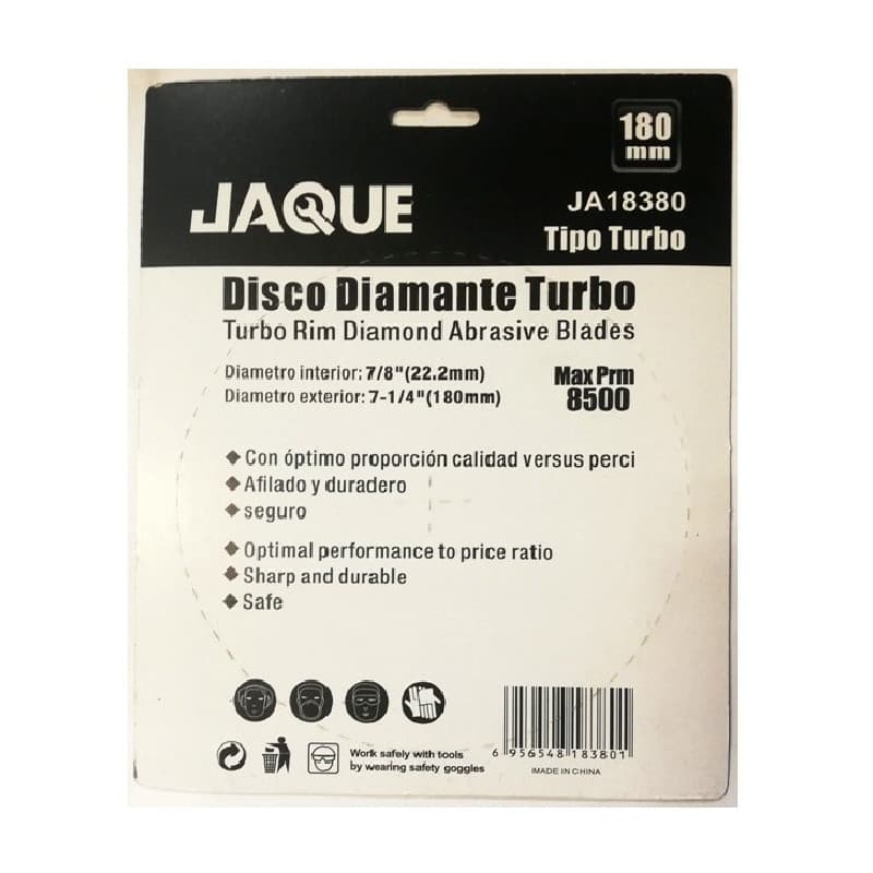 Miniatura 2 de DISCO DIAMANTADO 180MM TIPO TURBO