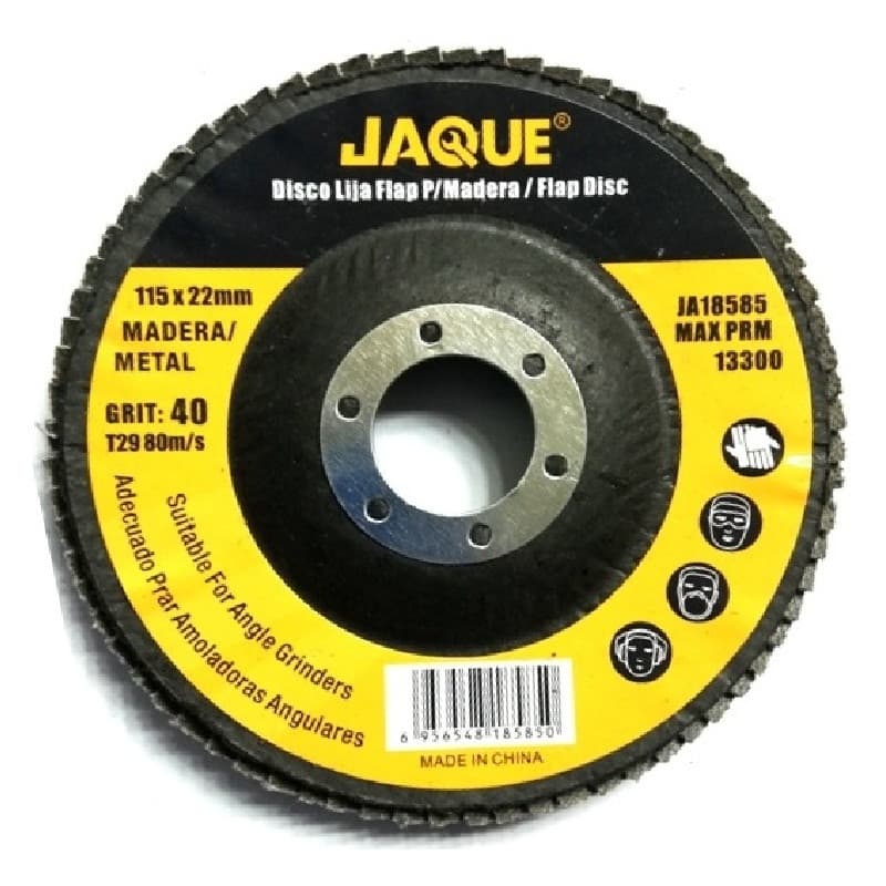 Imagen de DISCO LIJA FLAP MADERA/METAL 4.5 G/40
