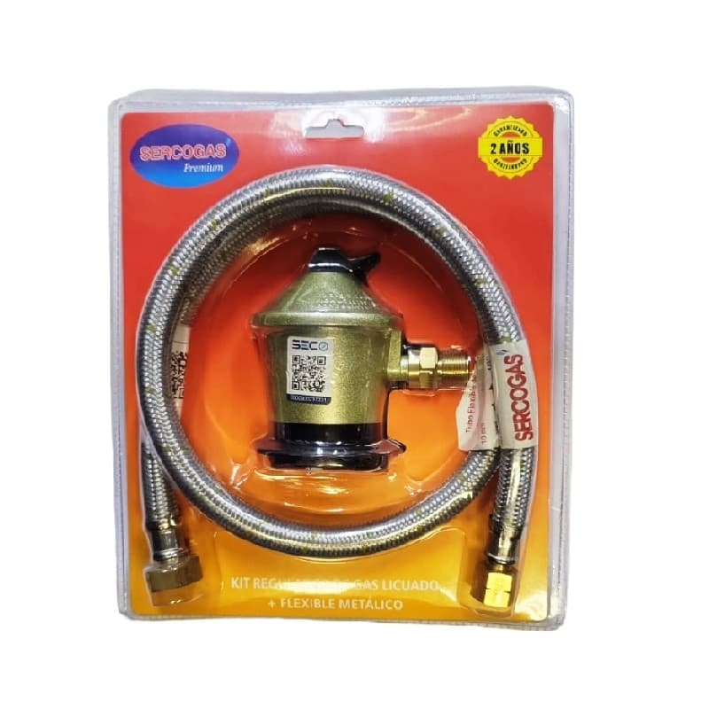 Imagen de REGULADOR + FLEXIBLE KIT SERCOGAS
