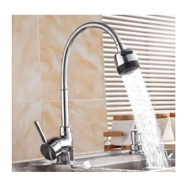 Miniatura 2 de LLAVE MONOMANDO LAVAPLATOS CUELLO FLEXIBLE