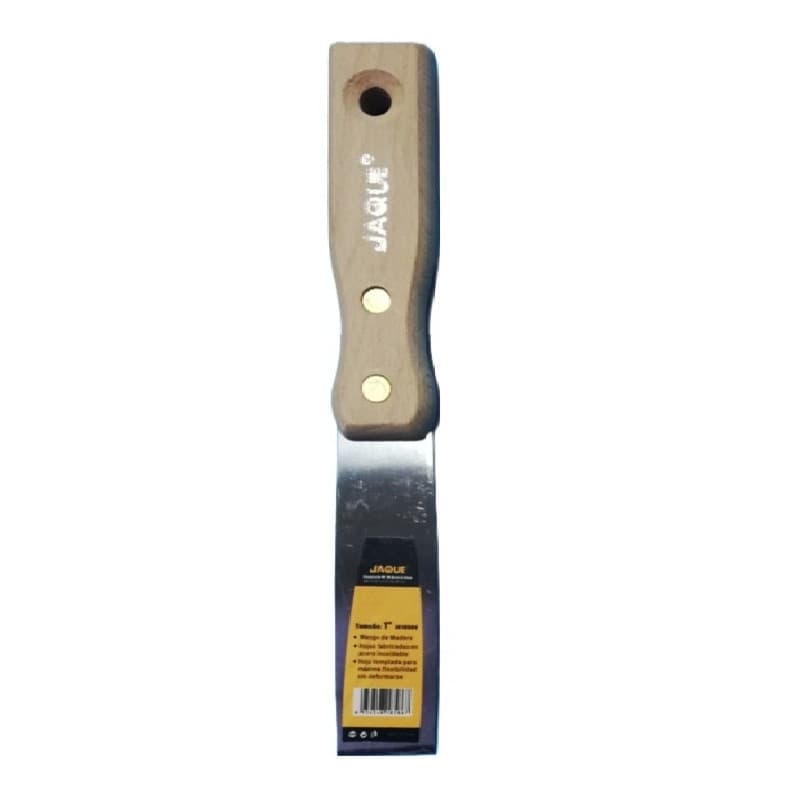 Imagen de ESPATULA MANGO DE MADERA ACERO 1"