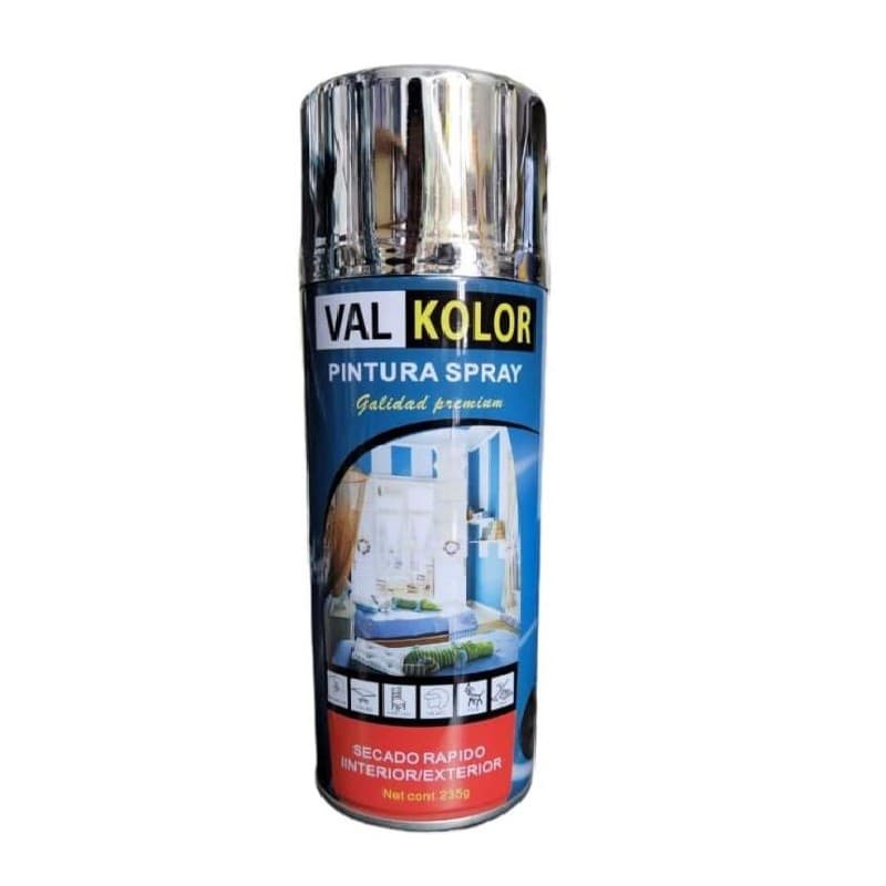 Imagen de ESMALTE SINTETICO SPRAY VALKOLOR CROMO