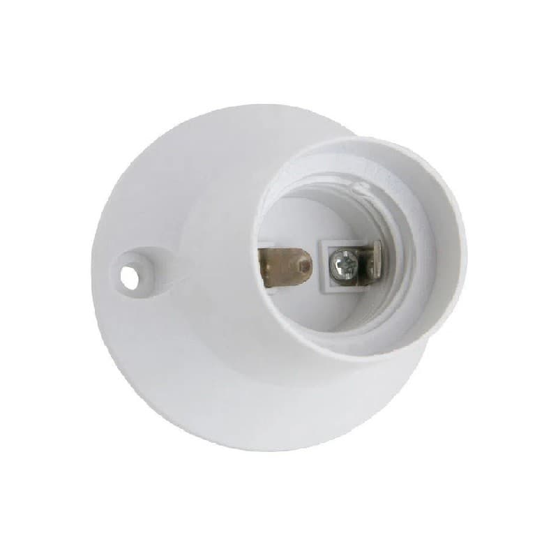 Imagen de SOQUETE BASE RECTA DE PLASTICO E-27