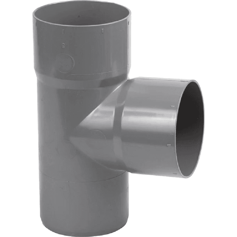Imagen de TEE SANITARIO GRIS PVC 75X75MM